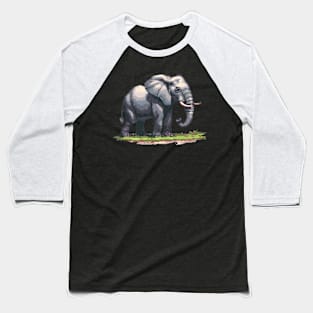 16-Bit Elephant Baseball T-Shirt